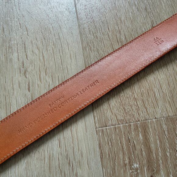 Trafalgar Men's Black Leather Dress Belt 44/100 1101TF40-001 Extra Large Basic - Picture 5 of 8